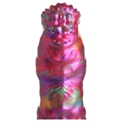   Creature Cocks Larva - ovipozitor űrlény dildó (szivárvány)