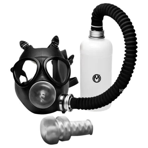 XR Brands - 2in1 szopó maszk és aromainhalátor (fekete)