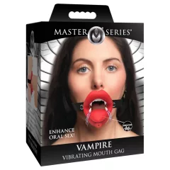   XR Brands - vibrációs vámpír szájpecek BDSM játékhoz (fekete)