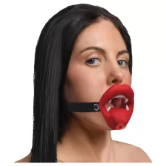   XR Brands - vibrációs vámpír szájpecek BDSM játékhoz (fekete)