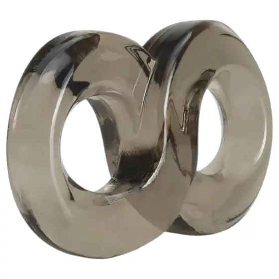 Stay Hard - pénisz-és heregyűrű (szürke)