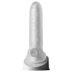 Fat Boy Checker Box - péniszköpeny (17 cm) - fehér