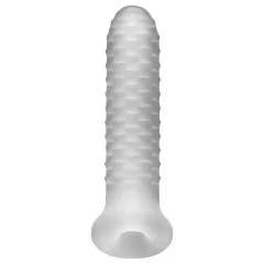 Fat Boy Checker Box - péniszköpeny (17 cm) - fehér