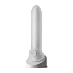 Fat Boy Micro Ribbed - péniszköpeny (19 cm) - fehér