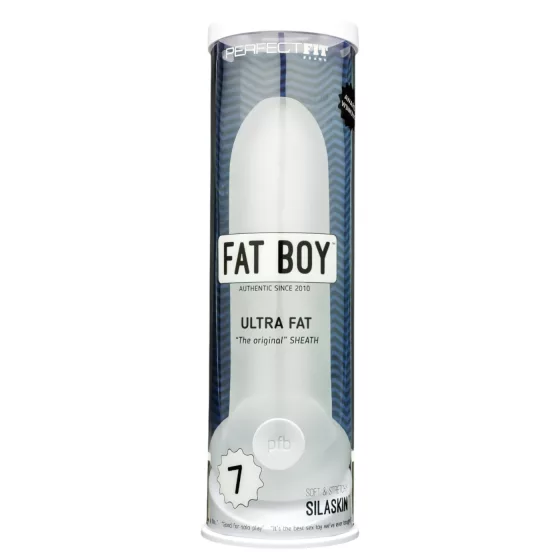 Fat Boy Original Ultra Fat - péniszköpeny (19cm) - fehér
