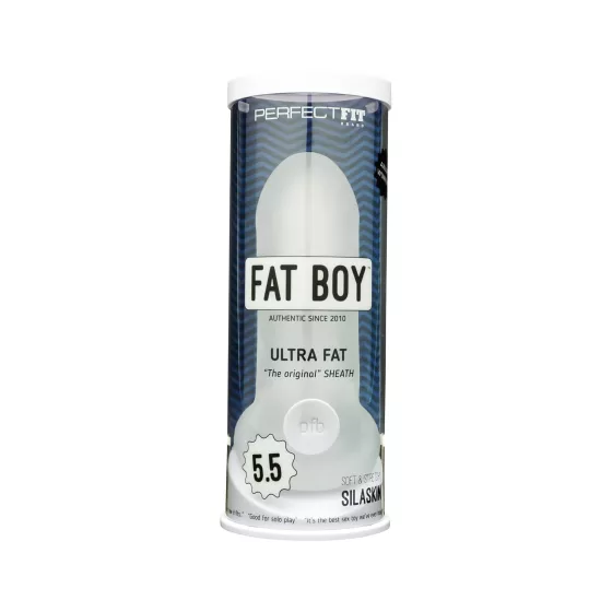 Fat Boy Original Ultra Fat - péniszköpeny (15cm) - fehér