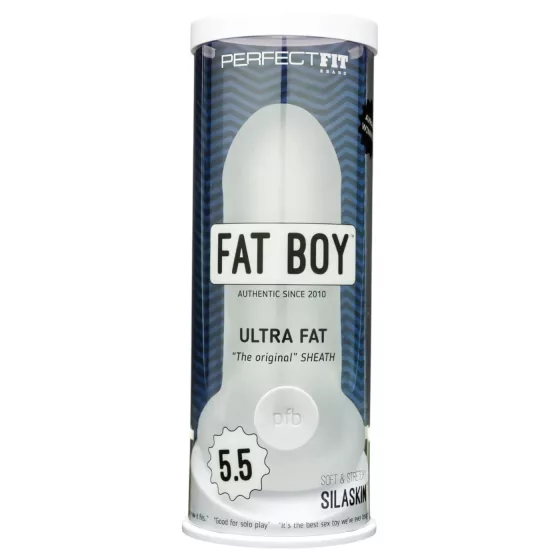 Perfect Fit - Fat Boy Original Ultra Fat - péniszköpeny (15 cm, fehér)