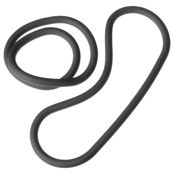 / Perfect Fit Slim Wrap 12 - vékony péniszgyűrű - fekete (30cm)