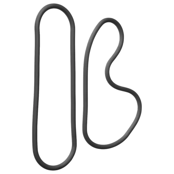 / Perfect Fit Slim Wrap 15 - vékony péniszgyűrű - fekete (38cm)