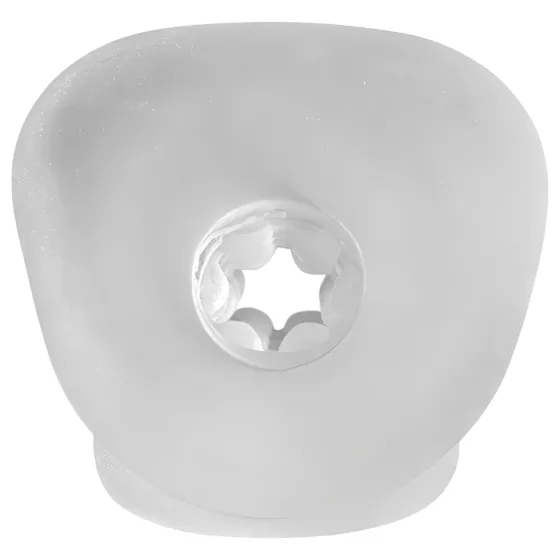 Perfect Fit Breeder - nyitott péniszköpeny (fehér)