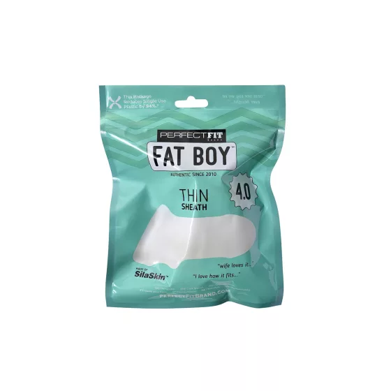 Fat Boy Thin - péniszköpeny (10cm) - fehér