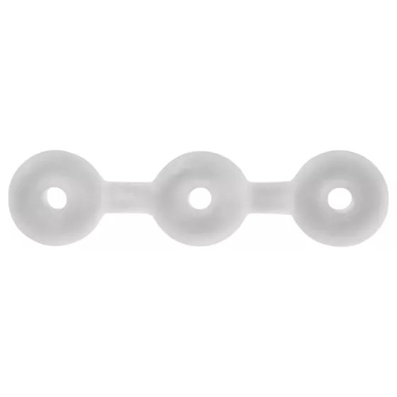 Perfect Fit Triple - péniszgyűrű trió (fehér)