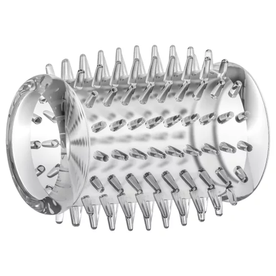 Stay Hard - tüskés péniszmandzsetta (átlátszó)