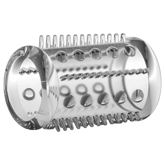 Stay Hard - apró tüskés péniszmandzsetta (átlátszó)