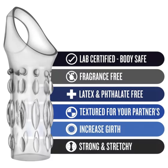 Performance - heregyűrűs péniszmandzsetta (átlátszó)