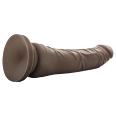   Dr. Skin 8,5 - tapadókorongos élethű dildó - barna (20,5cm)