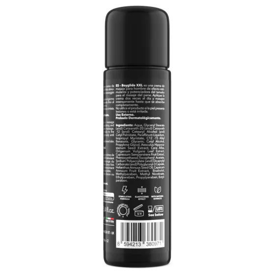 Intimateline Boyglide XXL - bőrfeszesítő intim masszázskrém (100 ml)
