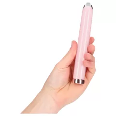 Loveline - egyenes üveg vibrátor (rózsaszín)