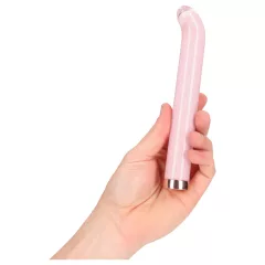 Loveline - G-pontos üveg vibrátor (rózsaszín)