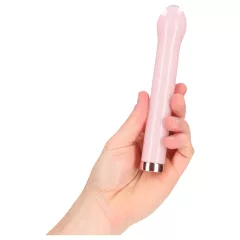 Loveline - gömbfejű üveg vibrátor (rózsaszín)