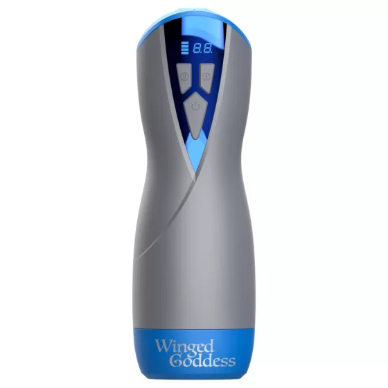 Masturs Eloa - szívó-rezgő AR maszturbátor (szürke)