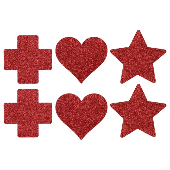 Le Désir - bimbómatrica szett - 3 pár (piros)