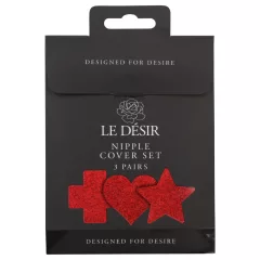 Le Désir - bimbómatrica szett - 3 pár (piros)