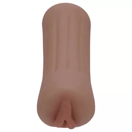 XKIN Beauty Queen Lulu - élethű műpunci maszturbátor (sötét testszínű)