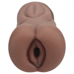   XKIN Naughty Nurse Riley - élethű műpunci maszturbátor (sötét testszínű)