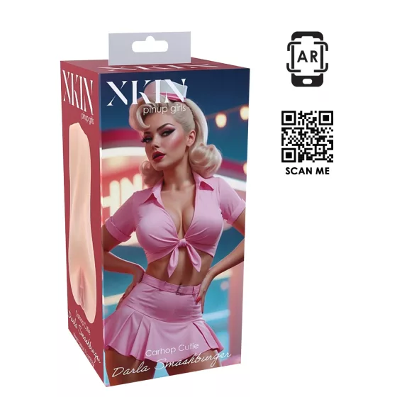XKIN Cutie Darla - élethű műpunci maszturbátor (natúr)