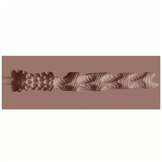 XKIN Eternal Asha - élethű műpopsi maszturbátor (natúr)