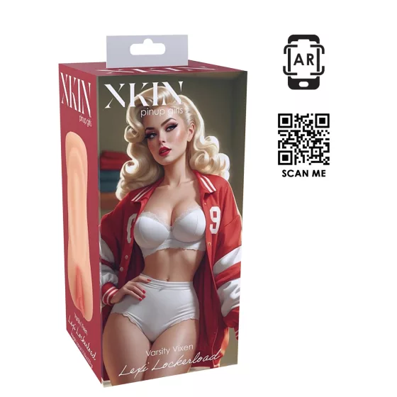 XKIN Lexi Lockerload - élethű műpunci maszturbátor (natúr)