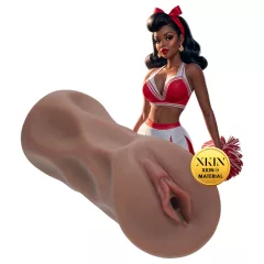   XKIN Cheerleader Cherry - élethű műpunci maszturbátor (sötét testszínű)