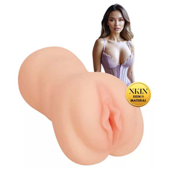 XKIN Sweet Delilah - élethű műpunci maszturbátor (natúr)