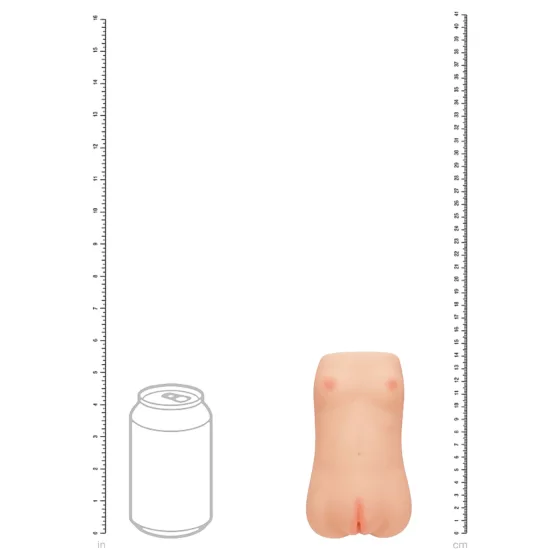 XKIN - élethű műpunci maszturbátor - L (natúr)