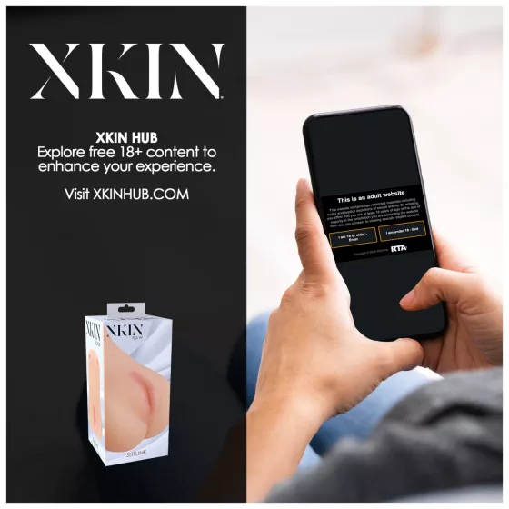 XKIN - élethű műpunci maszturbátor - L (natúr)