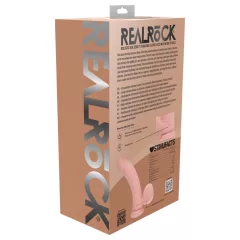   RealRock - dupla sűrűségű élethű vibrátor (testszínű) - 15 cm