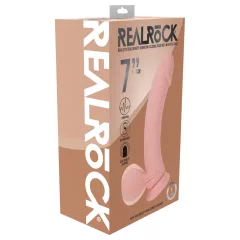   RealRock - dupla sűrűségű élethű vibrátor (testszínű) - 18 cm
