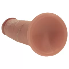   RealRock - dupla sűrűségű élethű dildó (napbarnított, 15,5 cm)