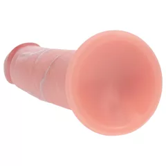   RealRock - dupla sűrűségű élethű dildó (testszínű, 18,5 cm)