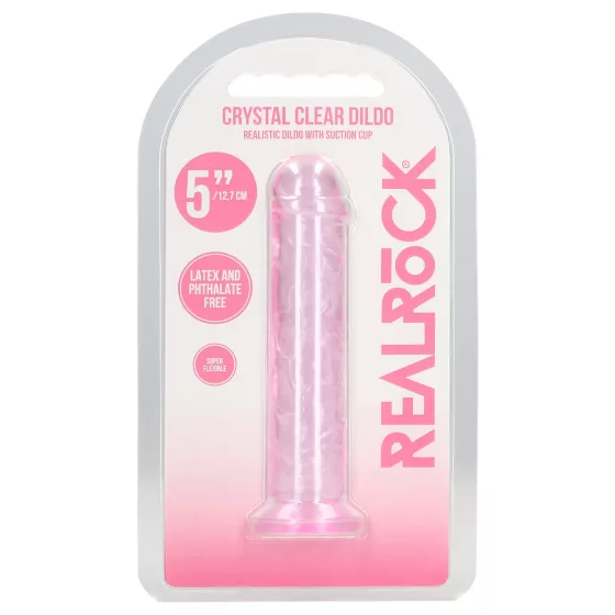 RealRock - élethű dildó tapadókoronggal (rózsaszín) - 12,7 cm