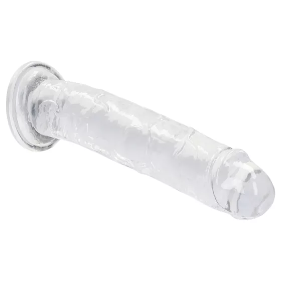 RealRock - élethű dildó tapadókoronggal (átlátszó) - 12,7 cm