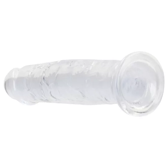 RealRock - élethű dildó tapadókoronggal (átlátszó) - 12,7 cm