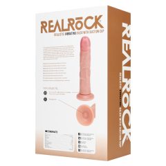 RealRock - tapadókorongos vibrátor - natúr (20,5cm)