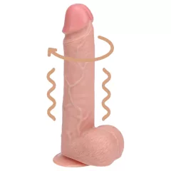 RealRock - élethű, forgó vibrátor (natúr, 20,5 cm)