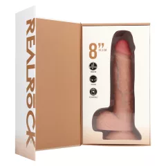 RealRock - élethű, forgó vibrátor (natúr, 20,5 cm)