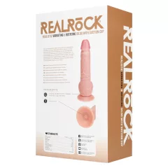 RealRock - élethű, forgó vibrátor (natúr, 20,5 cm)