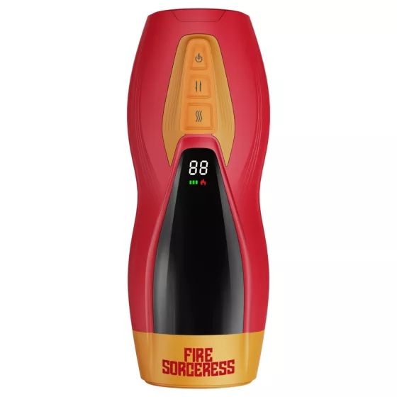 Masturs Solara - melegítő fel-le mozgó AR maszturbátor (piros)