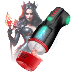 Masturs Raven - szopó-rezgő AR maszturbátor (fekete)