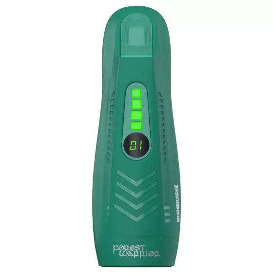 Masturs Ayla - nyögő szívó-rezgő AR maszturbátor (zöld)